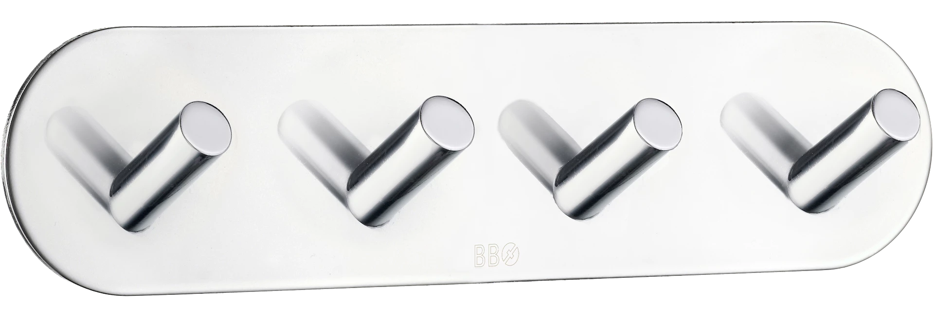 ARTBK1094 - Beslagsboden kroklist 4-kroker, krom - 