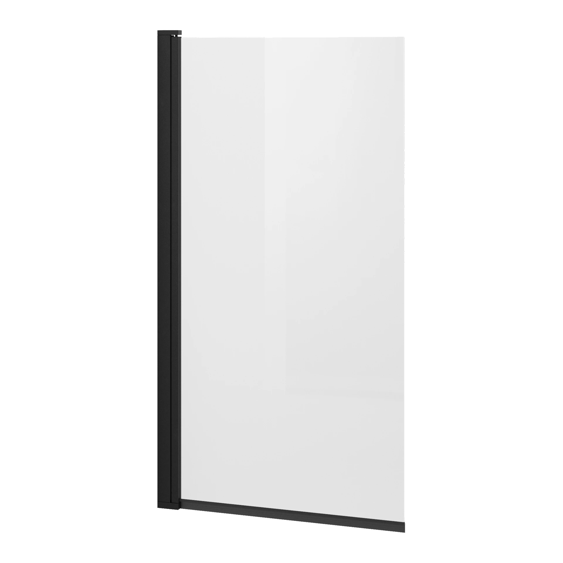 NRF6312957 - LIAM badekarsvegg, sort/klart - 