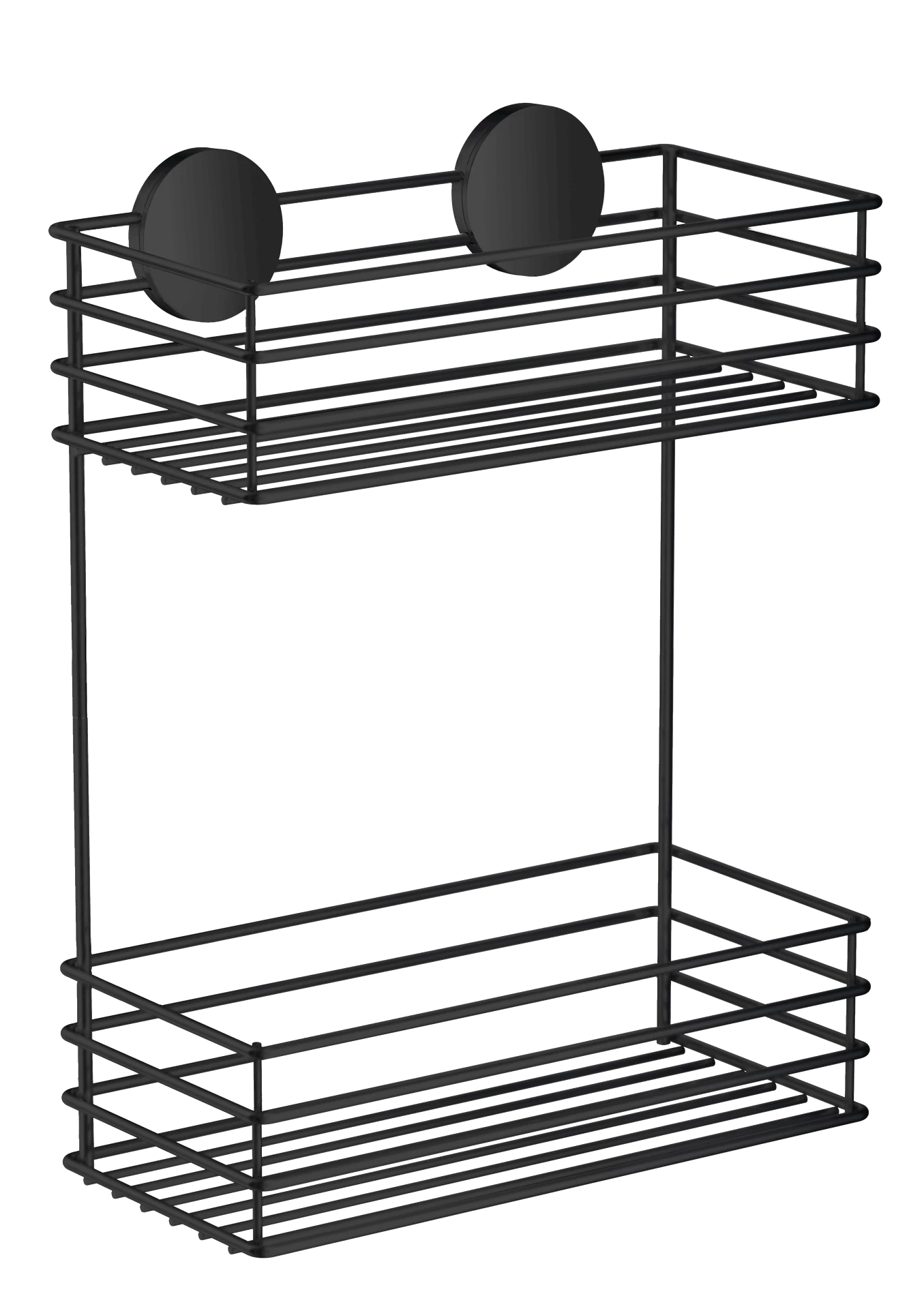 ARTBB1202 - Beslagsboden dusjkurv i 2 plan, sort - 