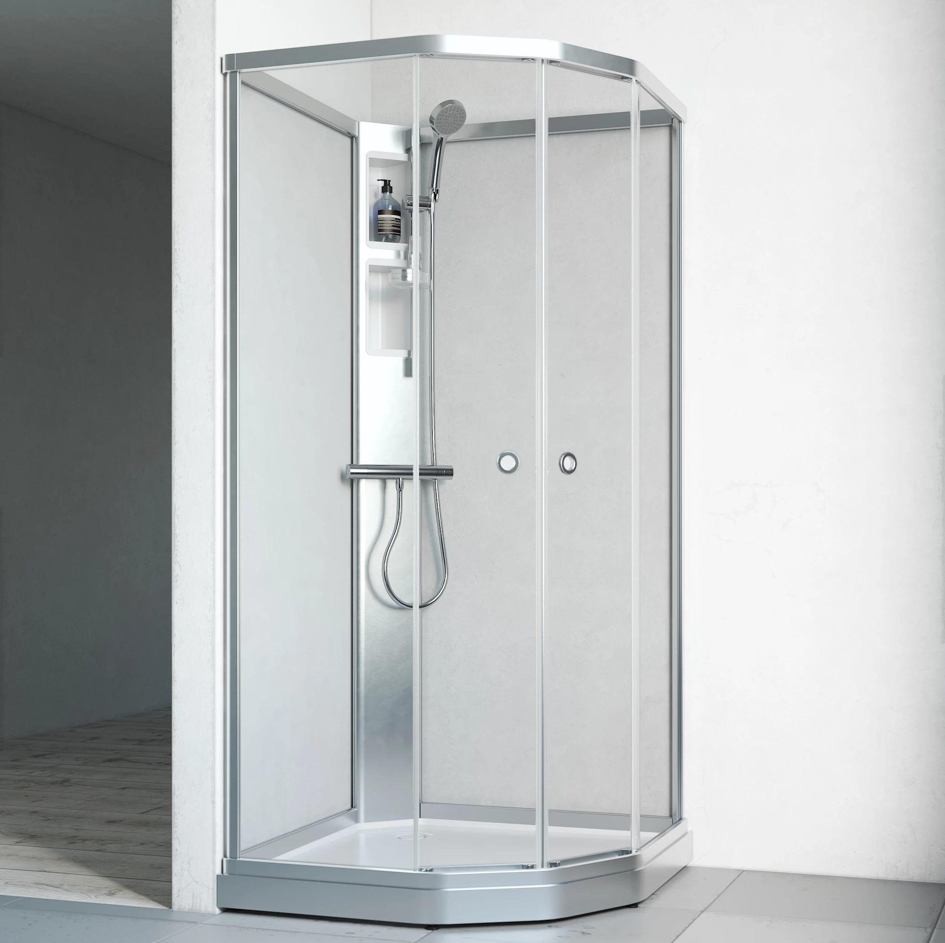 NRF7365893 - Flow Semi Standard dusjkabinett, matt - 