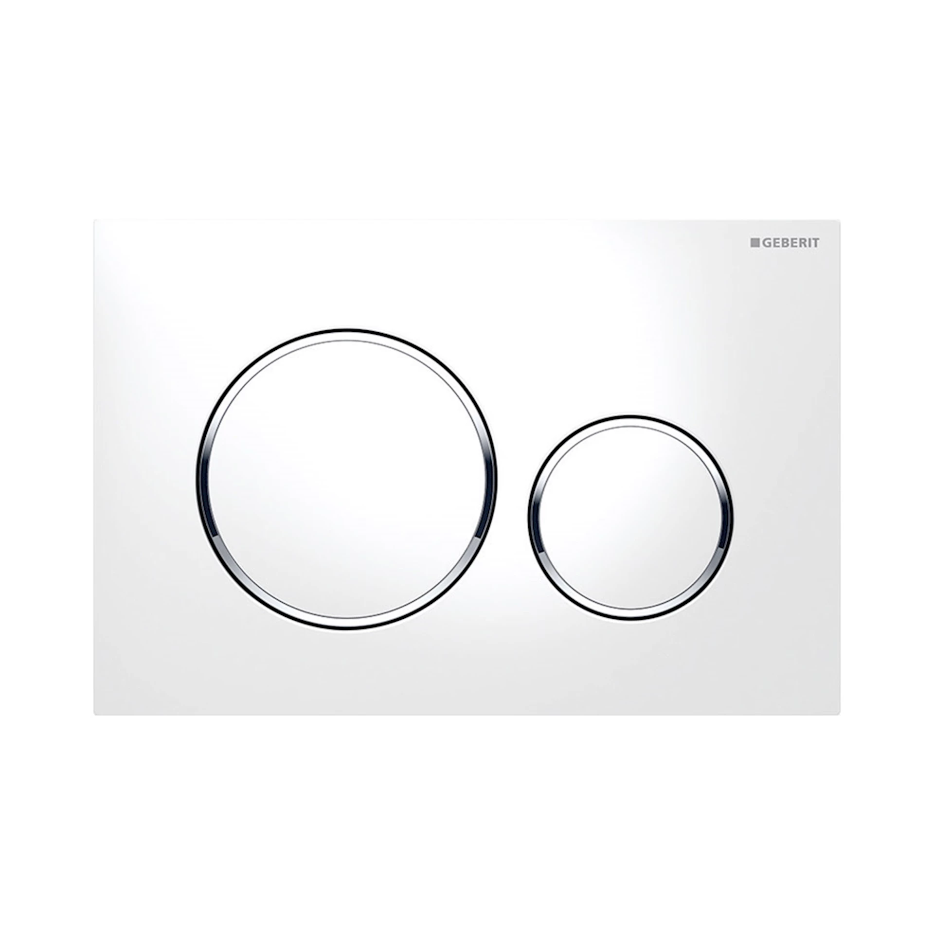 NRF6166729 - Sigma20 betjeningsplate hvit-krom - 